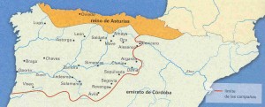 Conquistas de Alfonso I según la crónica de Alfonso III