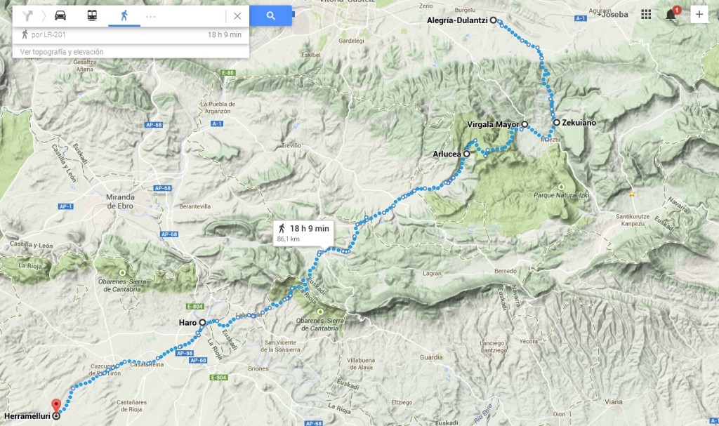 Ruta meridional del euskera, ss VII-XI