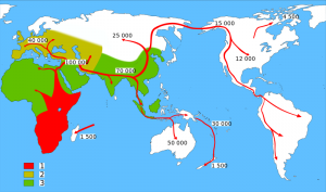 Teoría de la Emigración Africana (Wikipedia)