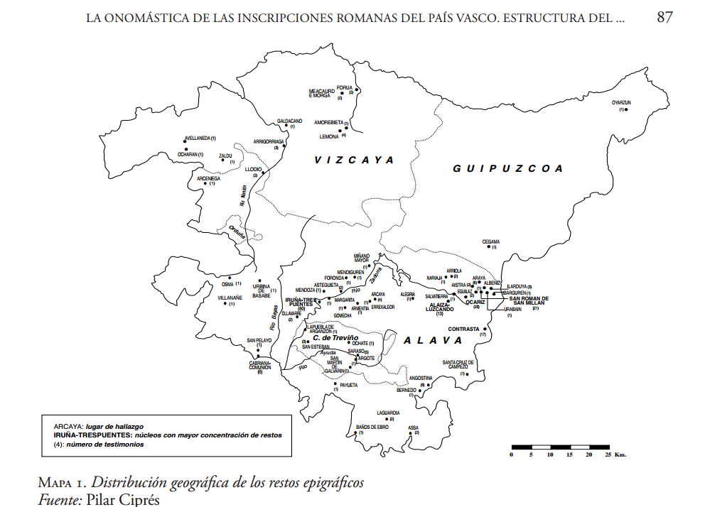 Epigrafía romana en el País Vasco (Ciprés 2006)