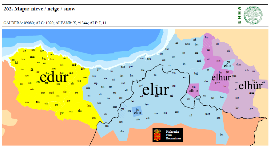 elhur 'nieve'