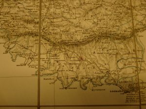 Mapa de Sierra de Cantabria de 1848, por Francisco Coello y Pascual Madoz